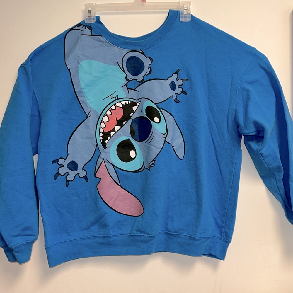 Disney sweatshirt Stitch blue XXXL crew neck